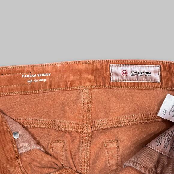 AG Adriano Goldschmied Farrah Skinny High-Rise Corduroy Jeans - Women’s Size 25R - Picture 5 of 6